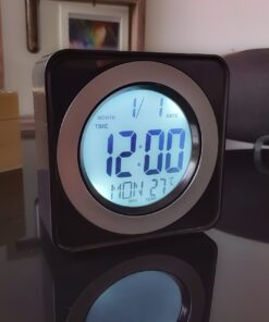 Reloj digital, reloj despertador, reloj con fecha y calendario, reloj de mesa