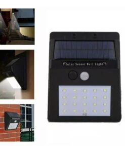 Lampara Solar Exteriores Con Sensor De Movimiento Recargable