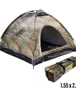 Carpa camping camuflada sencilla 2.10x1.55metros
