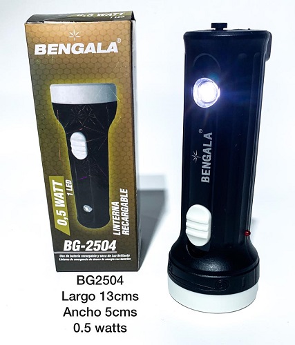 Linterna Bengala recargable 0.5W 1led