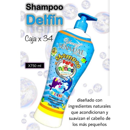 Shampoo Delfín para niños 750ml Yenny Sensual