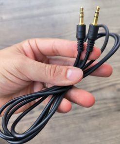 Cable adaptador macho repuesto auxiliar auricular audio 1.5m 3