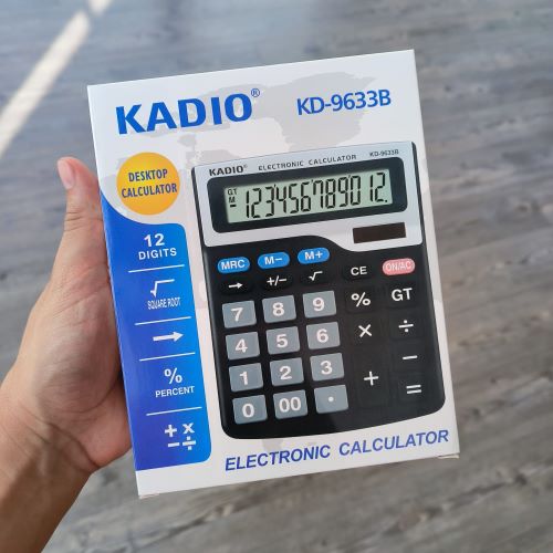 Calculadora grande electrónica 12 dígitos KD-9633B Kadio 1